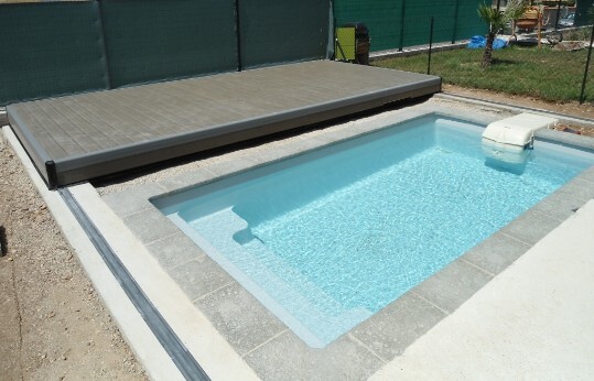 pool sliding deck